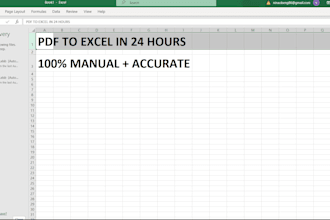 convert PDF bank statement to editable excel