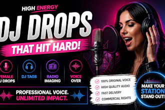 do voice produce female dj drop mixed dj drop dj tags reggae dj drop
