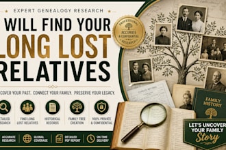 trace your family tree and find lost relative