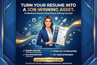 write an ats optimized resume, CV rewrite to get interviews