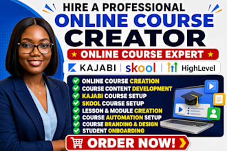 create skool online course creation kajabi online course setup skool community