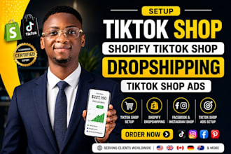 tik tok shop, setup tiktok shop dropshipping, manager, tiktok shop sales
