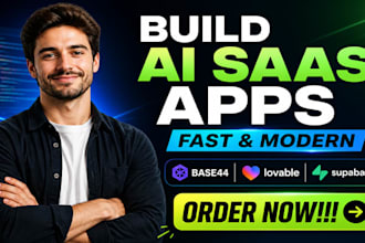 develop saas apps using base44, lovable and supabase tools