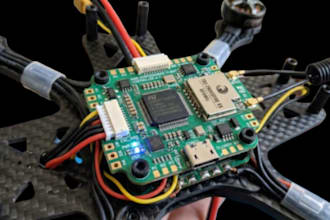 design high performance drone pcb with rf module and smart sensors