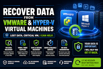 do recover data from vmware and hyper v virtual machines