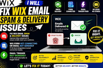 fix wix email spam delivery issue wix form not connecting email trigger issues