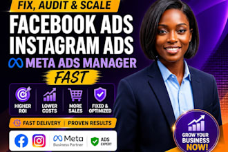 fix, audit,  scale facebook ads, instagram ads, meta ads manager fast