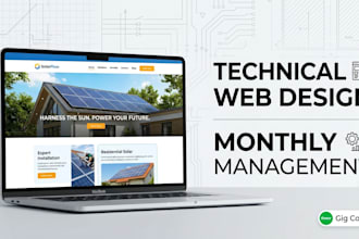 design and manage a professional wordpress site for tech businesses