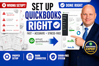 set up quickbooks online and manage your bookkeeping professionally