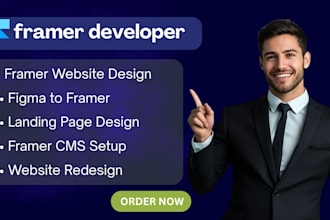 design framer website, figma to framer, framer landing page, framer redesign