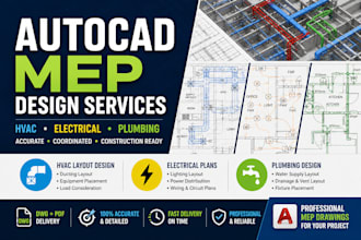 design mechanical and electrical mep systems using autocad
