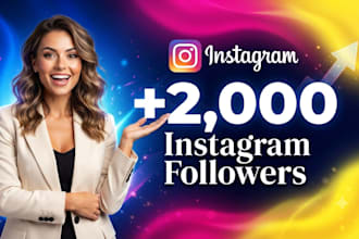 organically promote 2,000 instagram followers fast