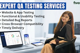 do professional QA testing with test cases and reports