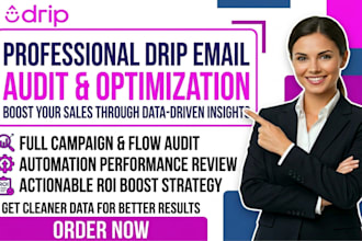 audit your drip email campaign email flows and automations to boost sales