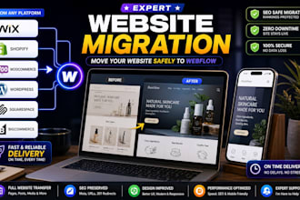 migrate wix shopify woocommerce squarespace wordpress bigcommerce to webflow