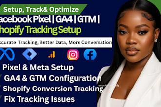 setup facebook meta pixel shopify GTM ga4 tracking conversion events correctly