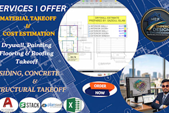 do material takeoff and cost estimation using planswift