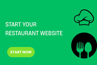 design and develop a modern restaurant website
