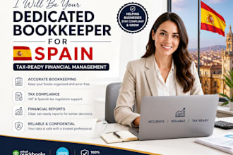 be your dedicated bookkeeper for spain tax ready financial management