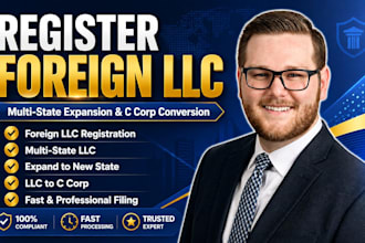 register foreign multi state llc, expand llc to new state, convert llc to c corp