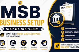 help you set up a money services business msb step by step