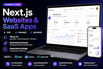build your modern saas frontend with nextjs react