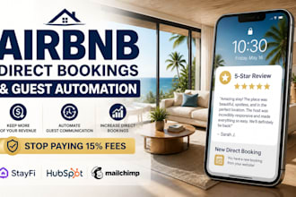 airbnb hubspot stayfi mailchimp direct booking strategy guest email automation
