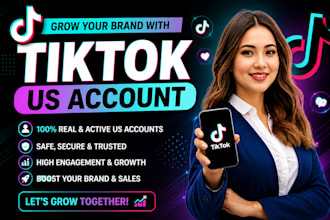 create tik tok us account, tik tok shop, tik tok ads, tik tok monetization