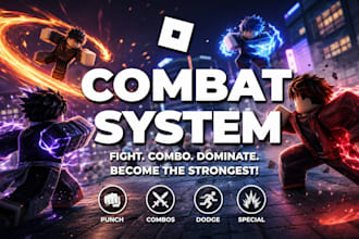 create roblox combat system with vfx and abilities