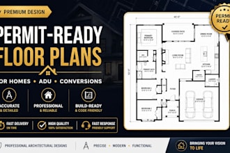 design floor plans, house plans, and architectural drawings