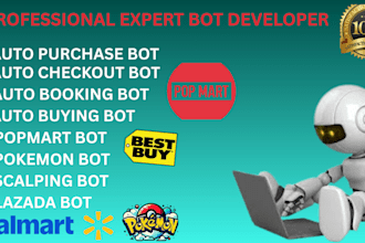 do scalping bot, auto purchase bot, auto checkout bot, pokemon bot, lazada bot