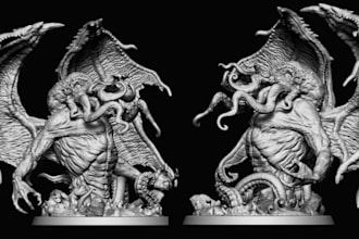 sculpt 3d miniatures tabletop figurines 3d models dnd warhammer for 3d printing