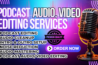 edit your audio, video, mix, clean, enhance podcast and forensic audio setup