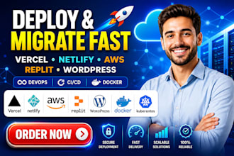 deploy migrate vercel to netlify, replit to AWS cloud hipaa lovable to wordpress
