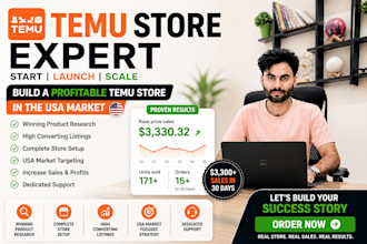 setup and manage your temu store USA and scale your ecommerce sales