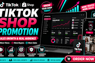 do tiktok shop promotion for sales growth and real audience