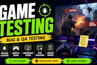 find bugs and improve gameplay with expert game testing QA on android