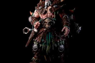 paint your dnd miniature or fantasy miniature, sigmar, to tabletop display level
