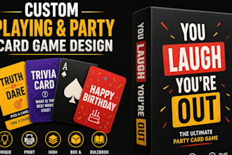 design party card game, drinking card game, adult card, couple card game design