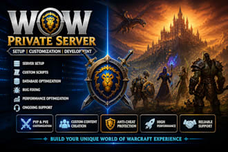 develop, customize, and optimize your world of warcraft private server