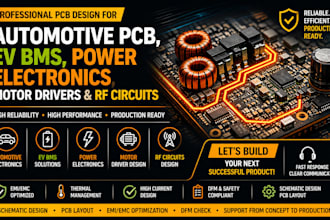 design automotive pcb, ev bms, power electronics, motor drivers and rf circuits