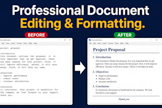 professionally edit and format your documents or articles
