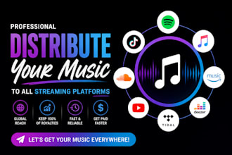 distribute your music to every available streaming platform