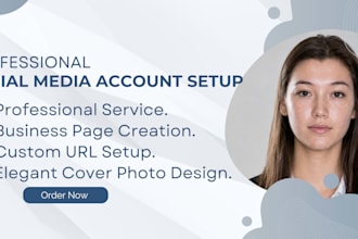 do facebook business page create and setup, social media accounts setup