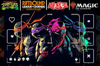 design high quality custom playmats for mtg, tcg, pokemon, anime board game
