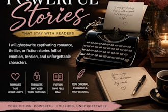 ghostwrite a captivating fiction story that hooks readers