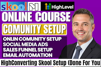 do skool community setup, skool online course, circle so community migration