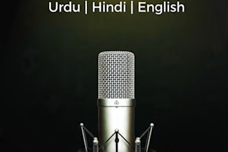 professional female voice over in urdu hindi english