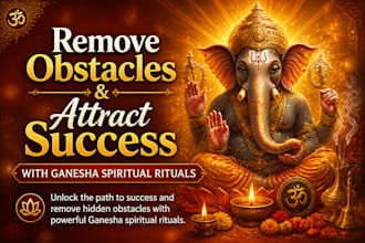 remove obstacles, attract success with ganesha spiritual rituals