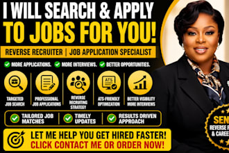 search and apply to jobs, reverse recruiter, job application and apply for jobs